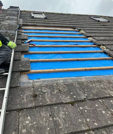 fixing a roof leak