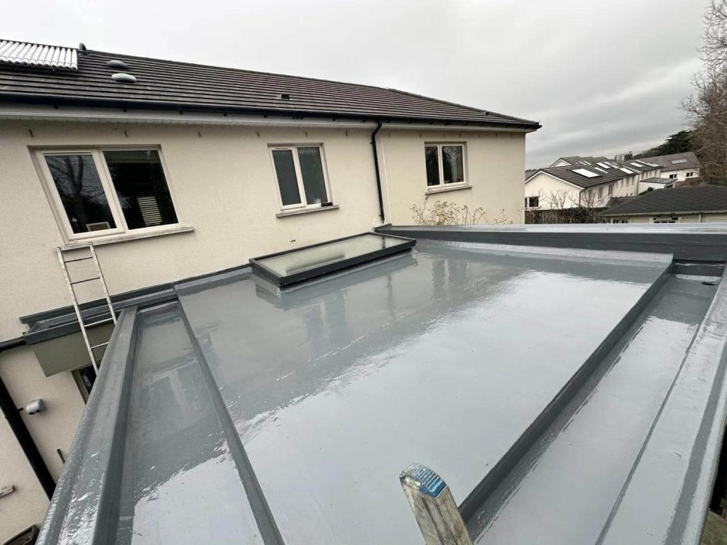 new waterproof flat roof