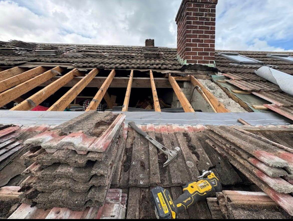 repairing a hole in roof
